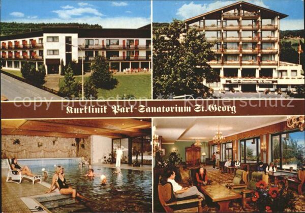 Salmuenster Bad Soden Kurklinik Park Sanatorium St Georg Hall