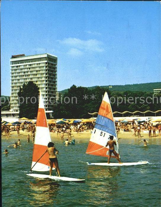 Slatni Pjasazi Badestrand Hotel International Windsurf