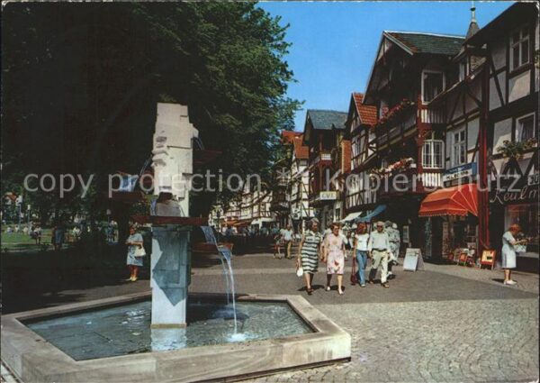 Allendorf Bad Sooden Weinreihe Brunnen Fussgängerzone