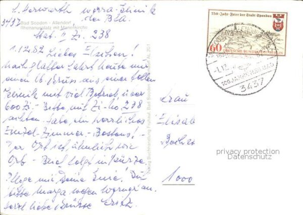 Allendorf Bad Sooden Rhenanuspltz mit Marienkirche Fachwerkh – Bild 2