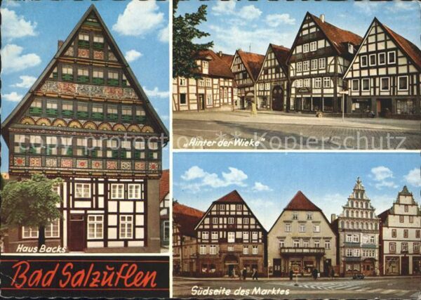 Bad Salzuflen Haus Backs Hinter der Wieke Markt Fachw