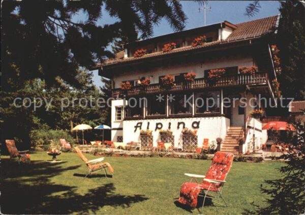 Bad Wiessee Hotel Alpina Garni Garten