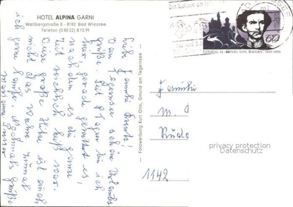Bad Wiessee Hotel Alpina Garni Garten – Bild 2