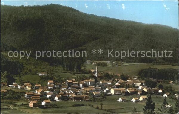 Hohenwarth Koetzting Ortsansicht mit Kaitersberg Bayerischer