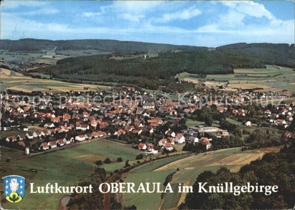 Oberaula im Knüllgebirge Fliegeraufnahme