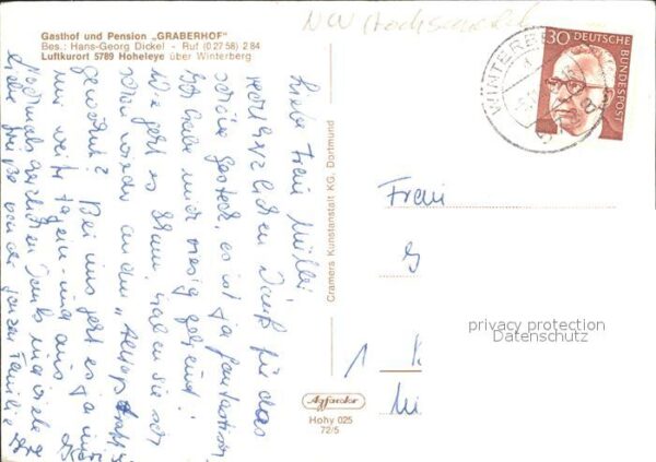 Hoheleye Gasthof Pension Graberhof Luftkurort Fa – Bild 2