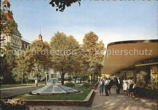 Bad Wildungen Ladenstrasse mit Fürstenhof