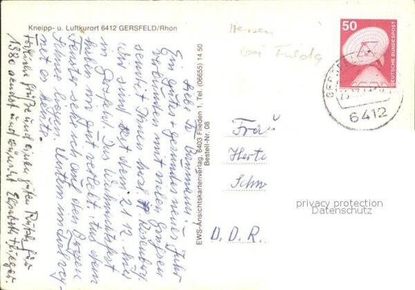 Gersfeld Rhoen Kneipp Luftkurort Wasserkuppe Fliegerde – Bild 2