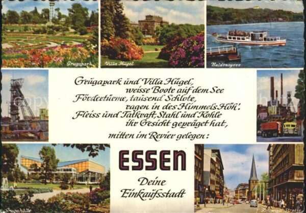 Essen Ruhr Grugapark Grugahalle Villa Hütel Balden