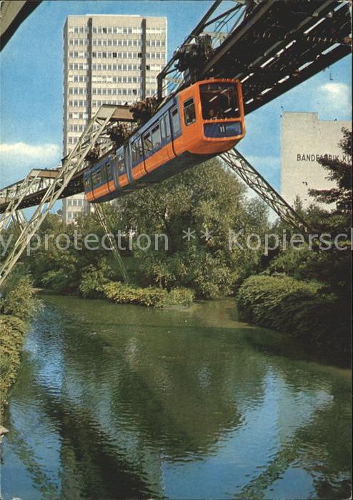 Wuppertal Justizhochhaus Schwebebahn