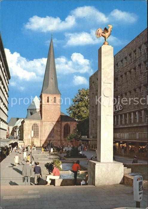Essen Ruhr Kurienplatz Kirche Denkmal Das wachsame