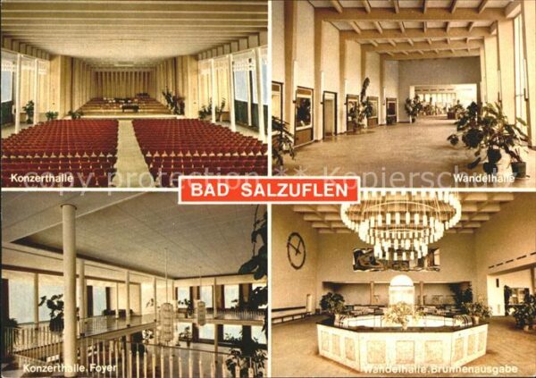 Bad Salzuflen Konzerthalle Wandelhalle Brunnen Konzer