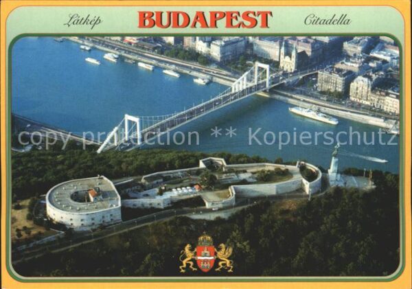Budapest Zitadelle Gellert Berg Brücke