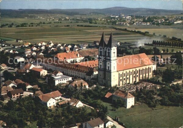 Niederalteich Donau Benediktiner Abtei Fliegeraufnahme