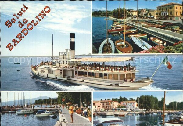 Bardolino Lago di Garda Lago di Garda Gardasee Ausflugsdampfer