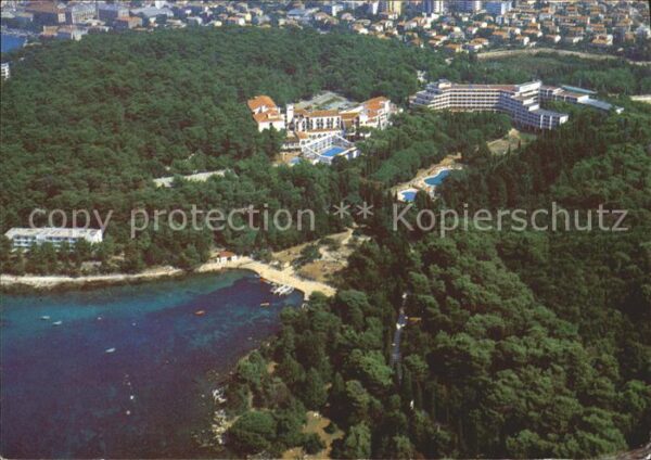 Rovinj Istrien Hotel Eden Bucht Fliegeraufnahme