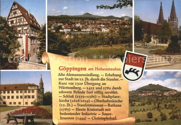 Goeppingen am Hohenstaufen Fachwerkhaus Schoss Kir