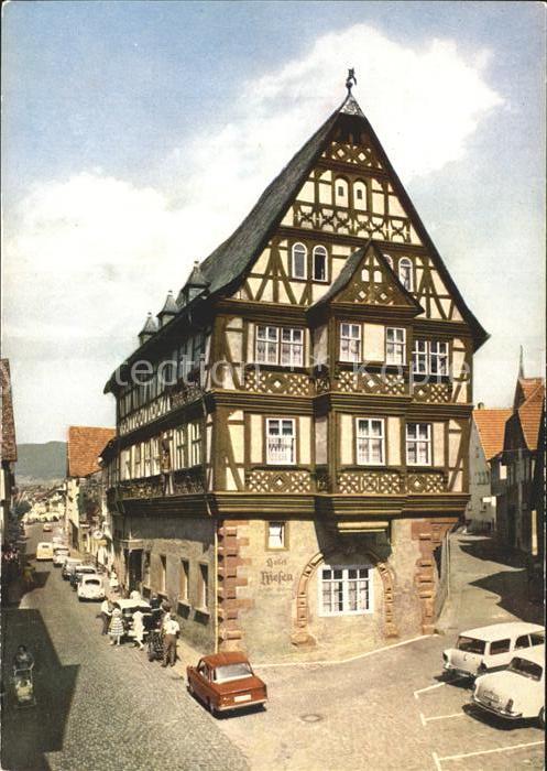 Miltenberg Main Gasthaus zum Riesen Deutschlands ältest