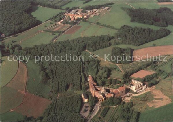 St Wendel Missionshaus mit Paterhof Fliegeraufnah