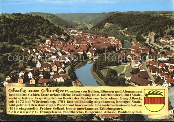 Sulz Neckar Panorama Luftkurort Geschichte Wappen