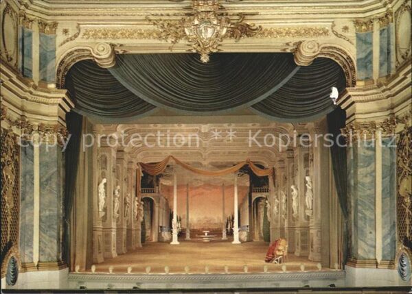 Schwetzingen Bühne des Rokoko Theaters