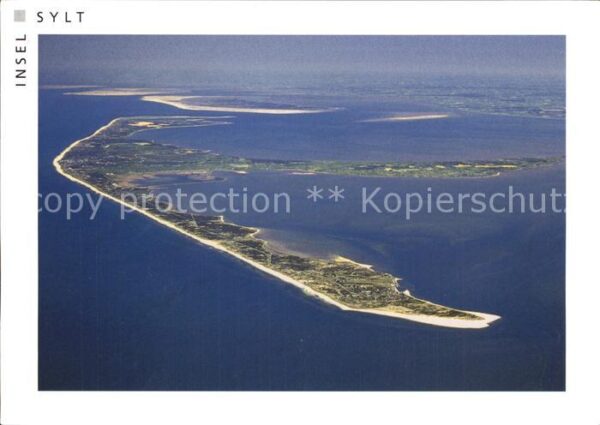 Insel Sylt Inselblick aus der Luft