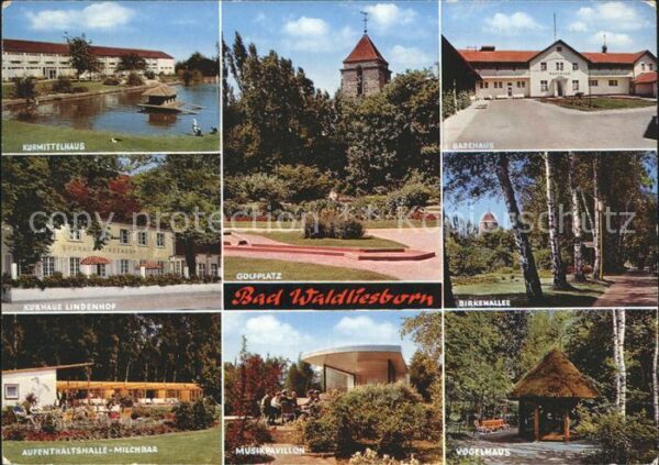 Bad Waldliesborn Kurmittelhaus Kurhaus Liegehalle Milchb
