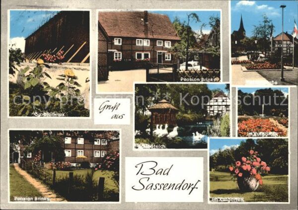 Bad Sassendorf Gradierwerk Pension Brinks Kurpark Schl