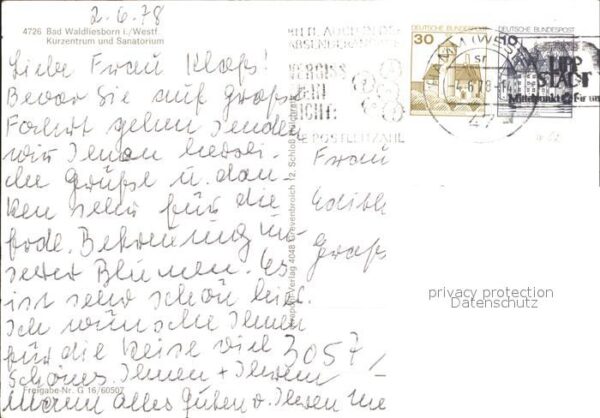 Bad Waldliesborn Kurzentrum und Sanatorium Fliegeraufnah – Bild 2