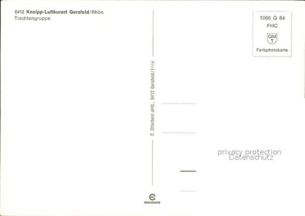 Gersfeld Rhoen Trachtengruppe Brunnen Kirche – Bild 2