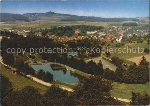 Gersfeld Rhoen Panorama Kneipp Luftkurort im Naturpark