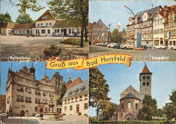 Bad Hersfeld Wandelhalle Linggplatz Stiftsruine Rath