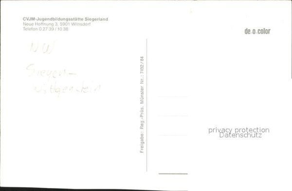 Wilnsdorf CVJM Jugendbildungsstätte Siegerland Fl – Bild 2
