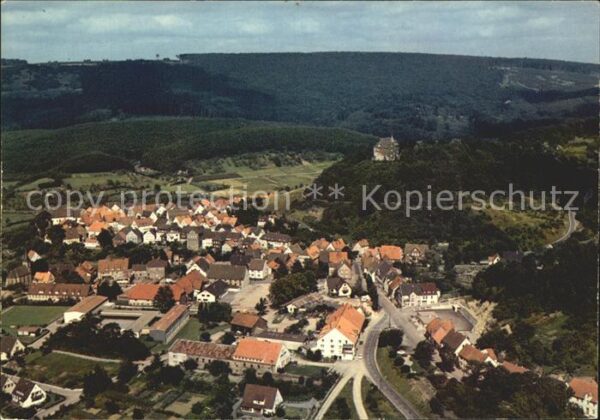 Schwalenberg Luftbild mit Blick zum Mörth