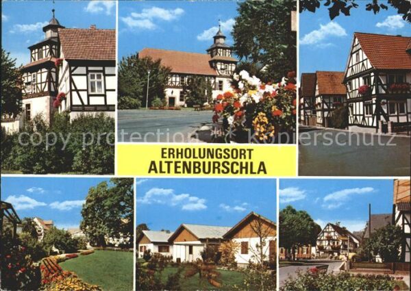 Altenburschla Ortsansichten Fachwerk Sieger Wettbewer