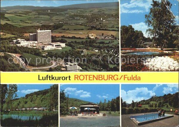 Rotenburg Fulda Herz und Kreislaufzentrum Park Teich Ki