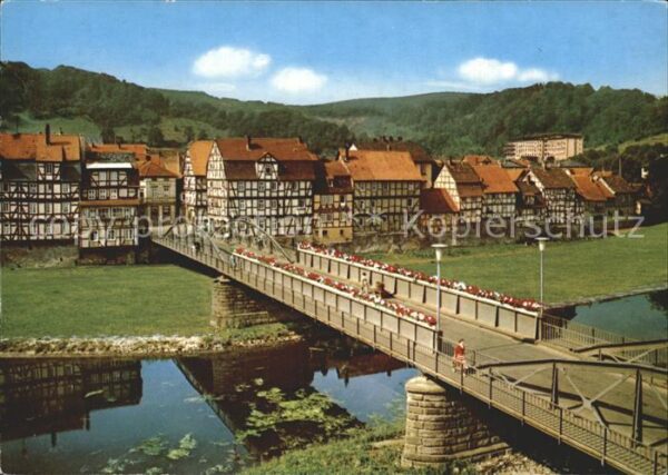 Rotenburg Fulda Brücke Fachwerkhäuser Luftkurort