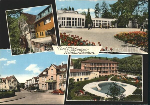 Reinhardshausen Kurheim Alte Mühle Wasserrad Reinhardsq