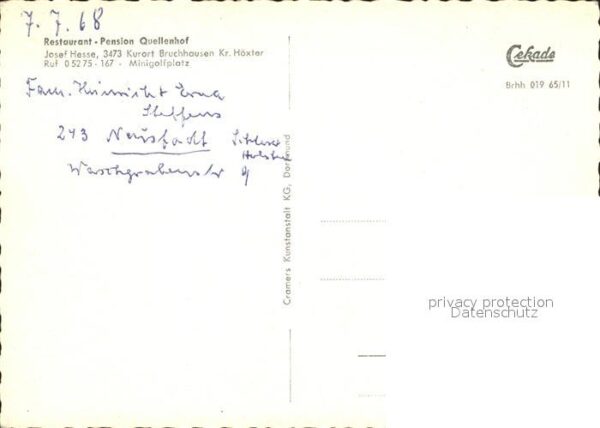 Bruchhausen Hoexter Restaurant Pension Quellenhof – Bild 2