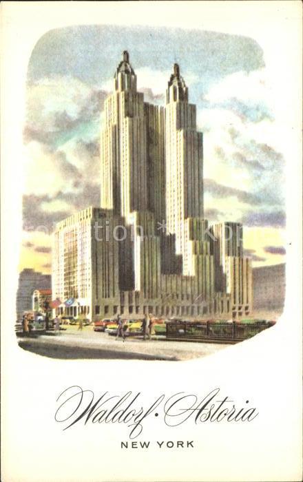 New York City Hotel Waldorf Astoria