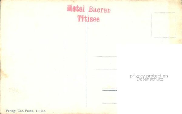 Titisee-Neustadt Panoramakarte Hotel Baeren – Bild 2