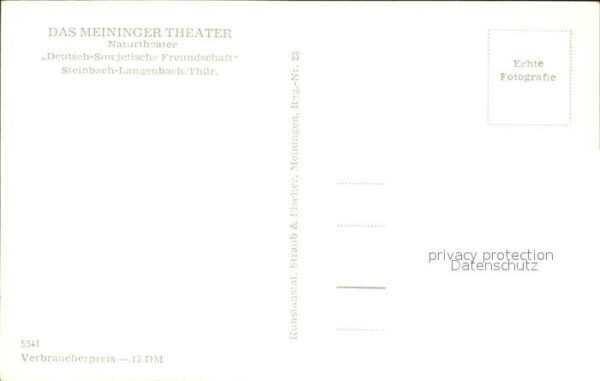 Langenbach Thueringen Meininger-Theater Naturtheater Freilich – Bild 2