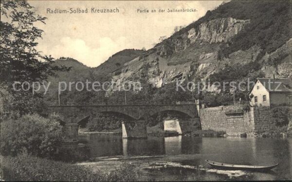Bad Kreuznach Partie an der Salinenbrücke