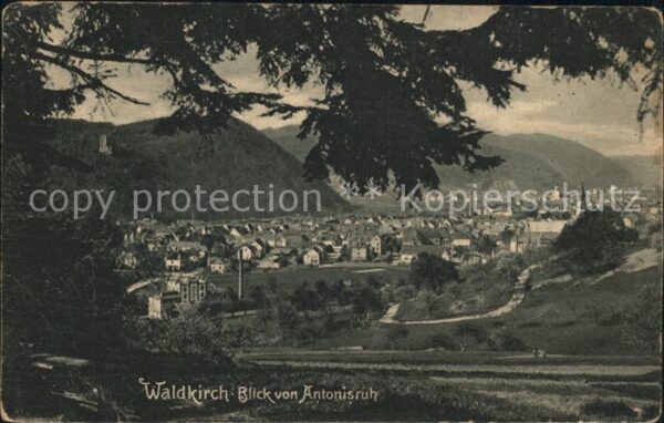 Waldkirch Breisgau Blick von Antonisruh