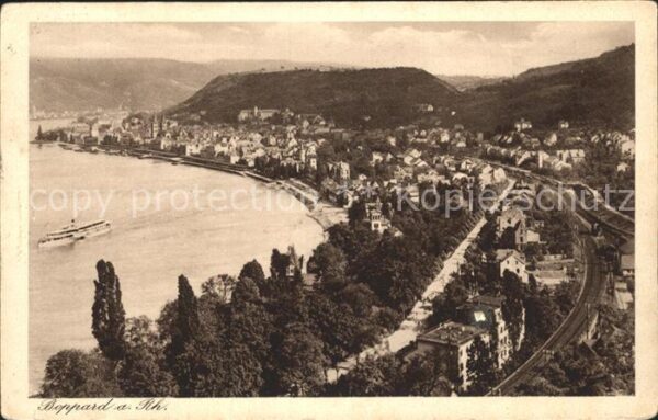 Boppard Rhein Fliegeraufnahme