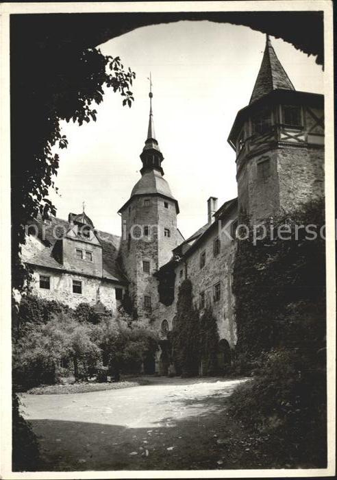 Burg Lauenstein Frankenwald Burghof