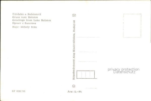 Balaton Plattensee Campingplätze Lageplan – Bild 2