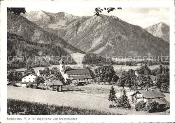 Fischbachau mit Jägerkamp und Brecherspitze