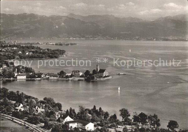 Wasserburg Bodensee Fliegeraufnahme