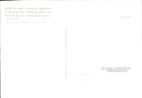 Kyffhaeuser Modell der alten Reichsburg – Bild 2